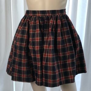 American Apparel | Plaid Flannel Skirt